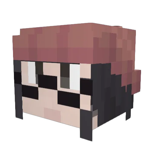 KKStrider Minecraft avatar head, 3D render