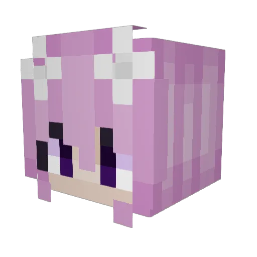 KKannade Minecraft avatar head, 3D render
