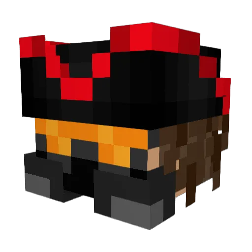 KKcreeper626 Minecraft avatar head, 3D render