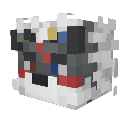 KKimeon Minecraft avatar head, 3D render