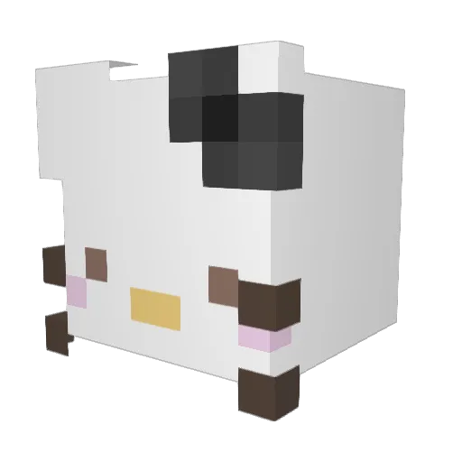KKuddles Minecraft avatar head, 3D render