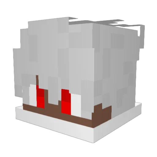 KLEITON_777 Minecraft avatar head, 3D render
