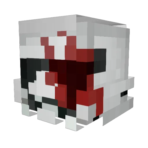 KLTC Minecraft avatar head, 3D render