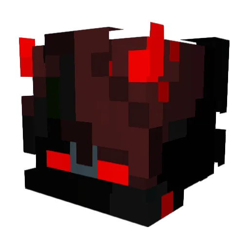 KLivaiK Minecraft avatar head, 3D render