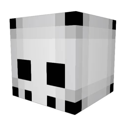 KM7772013 Minecraft avatar head, 3D render
