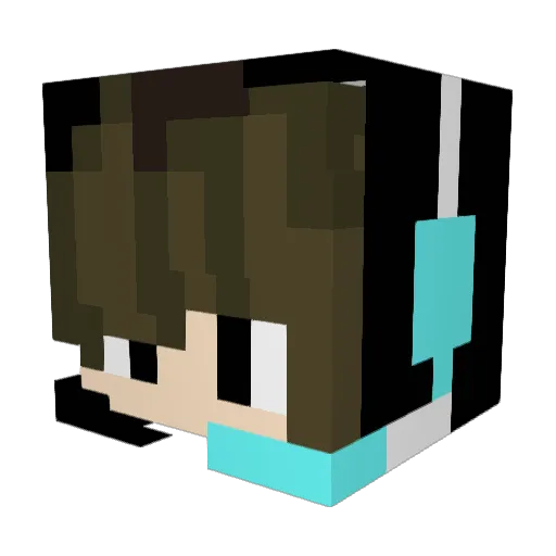 KMACTAVISH Minecraft avatar head, 3D render
