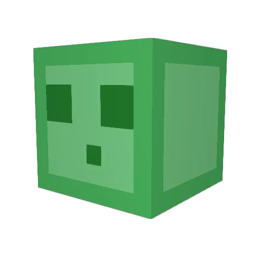 KMK_2008 Minecraft avatar head, 3D render