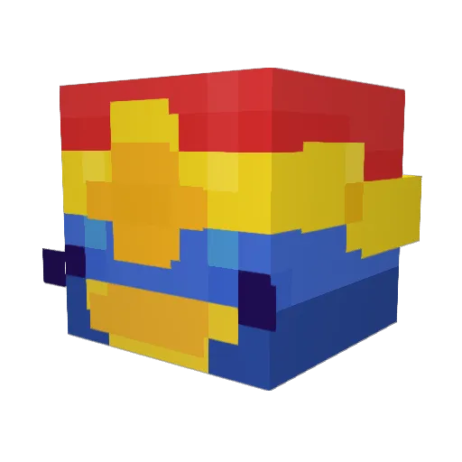KMLindahl Minecraft avatar head, 3D render