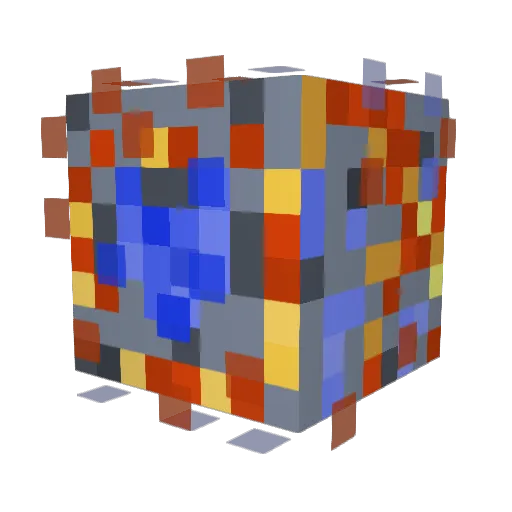 KMOTP Minecraft avatar head, 3D render