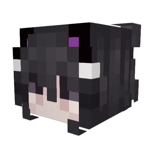 KMOXS Minecraft avatar head, 3D render