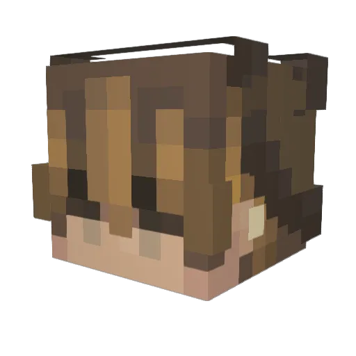 KMZ4k9 Minecraft avatar head, 3D render