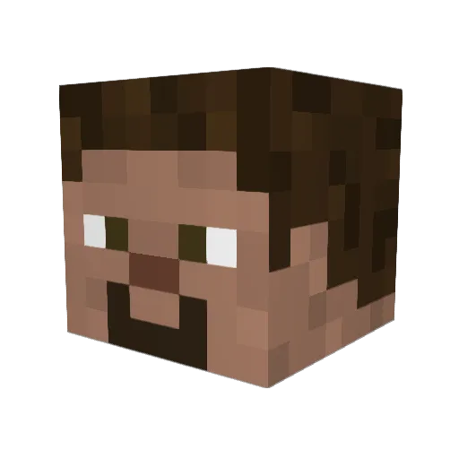 KMartindal Minecraft avatar head, 3D render