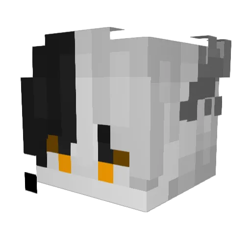 KNG_juse Minecraft avatar head, 3D render