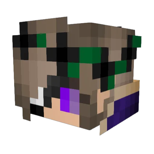 KNGslyyy Minecraft avatar head, 3D render