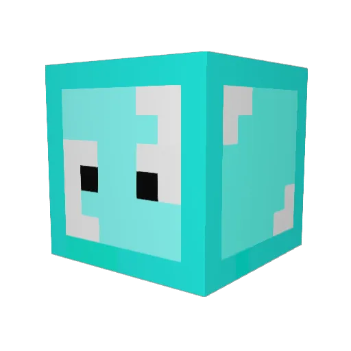 KNM2015 Minecraft avatar head, 3D render