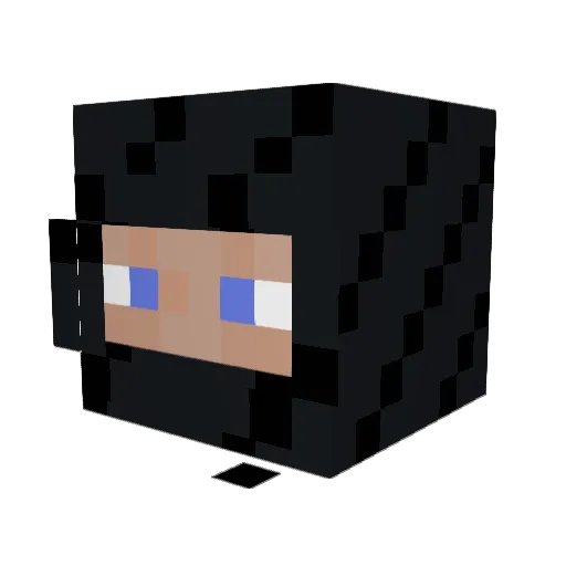 KNOXISHIM Minecraft avatar head, 3D render