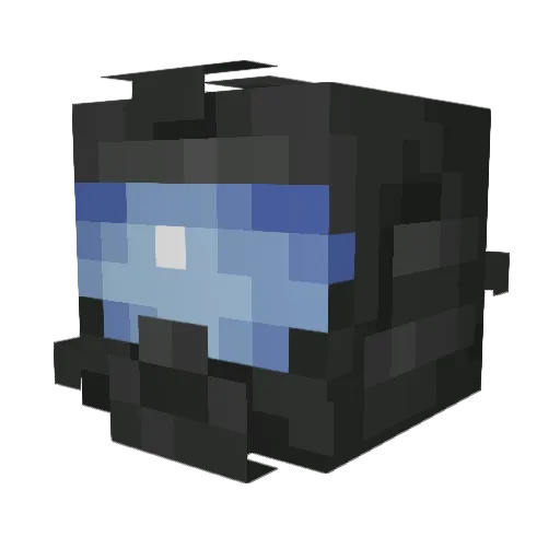 KNice1 Minecraft avatar head, 3D render