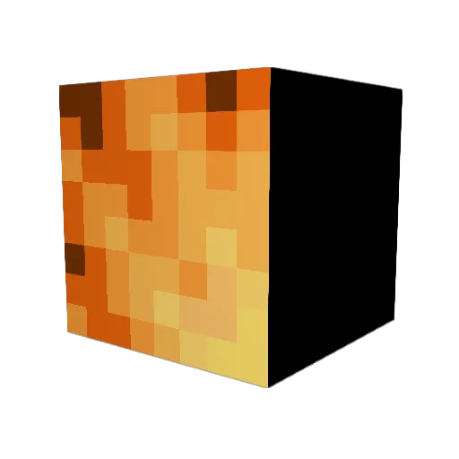 KNo3CS Minecraft avatar head, 3D render