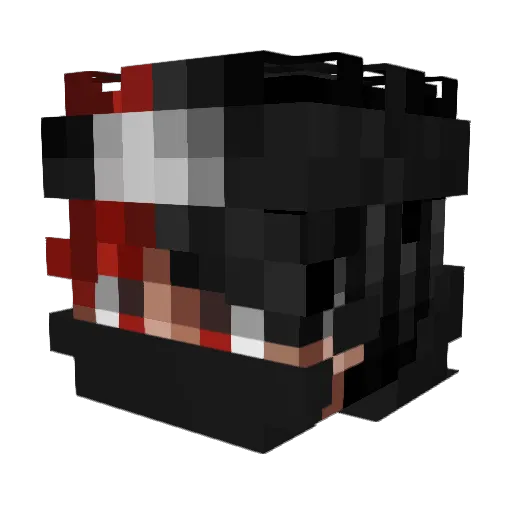KOAR1 Minecraft avatar head, 3D render