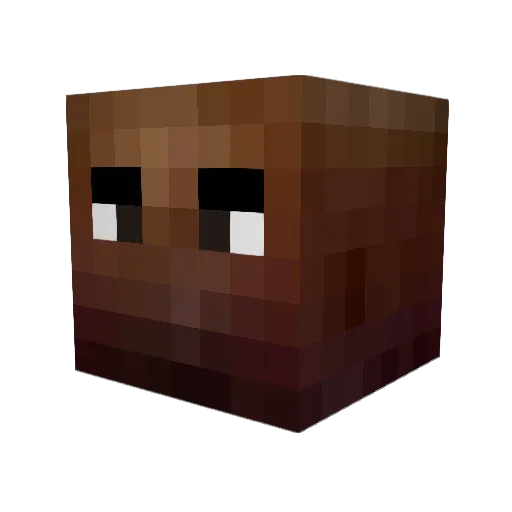 KOBE5t5 Minecraft avatar head, 3D render