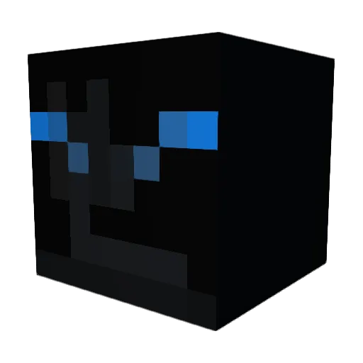 KOBO1313 Minecraft avatar head, 3D render