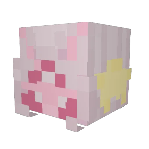 KODI23 Minecraft avatar head, 3D render