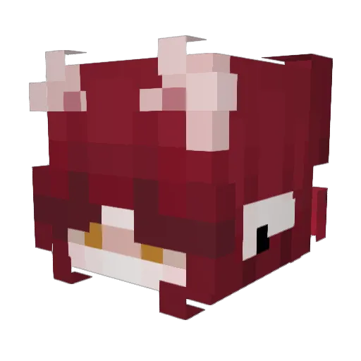 KOD_Sunburn Minecraft avatar head, 3D render