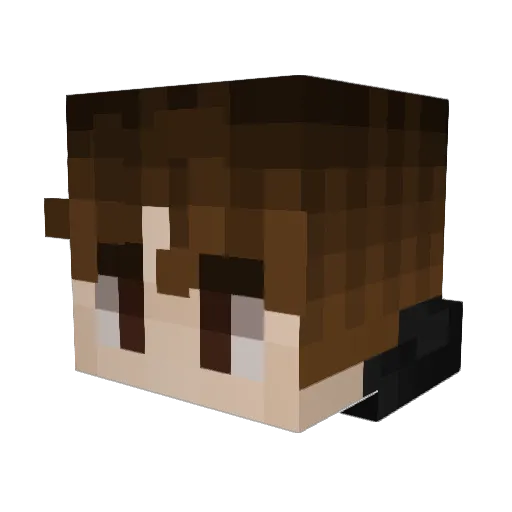 KOESNIM Minecraft avatar head, 3D render