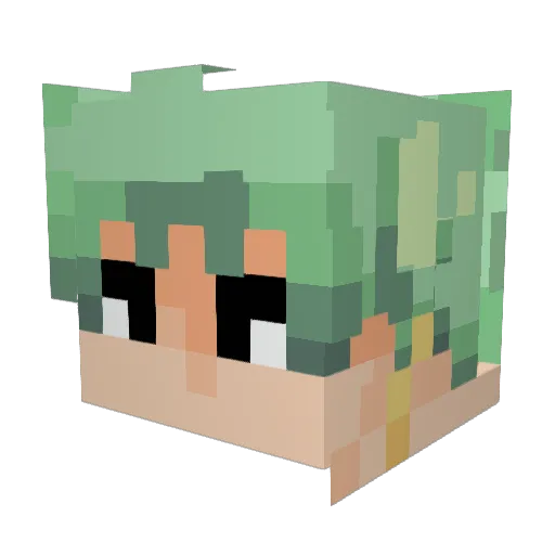 KOFIZENT Minecraft avatar head, 3D render