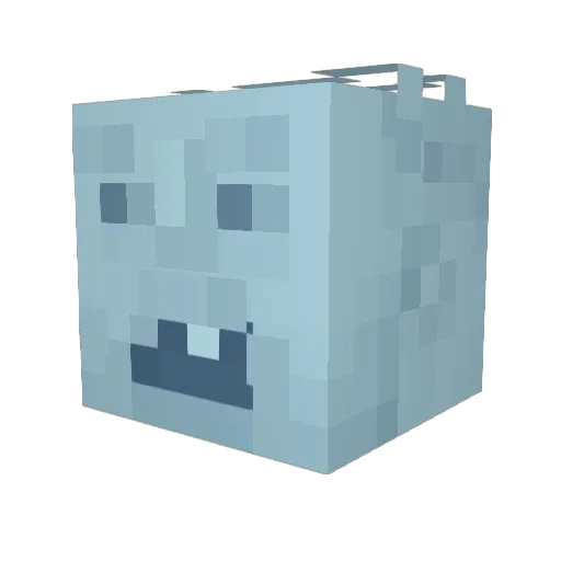 KOGELVRIJEVESTEN Minecraft avatar head, 3D render