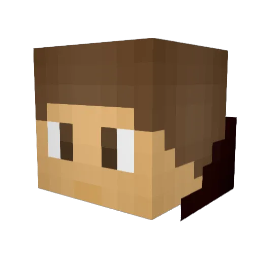 KOJardine Minecraft avatar head, 3D render