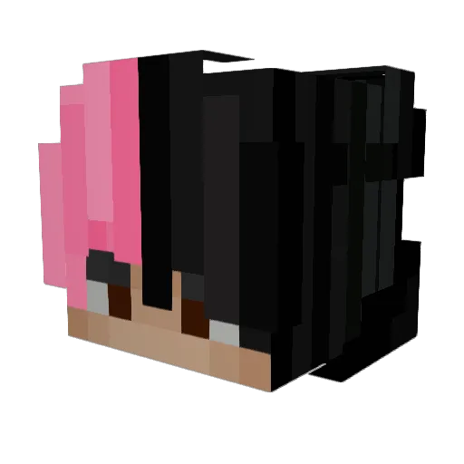 KOKE_KING Minecraft avatar head, 3D render