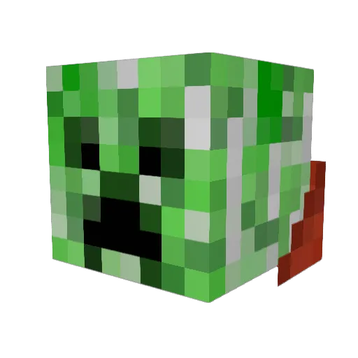 KOKITO2047 Minecraft avatar head, 3D render