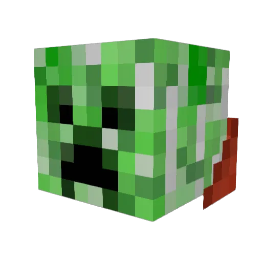 KOKITO_ITO Minecraft avatar head, 3D render