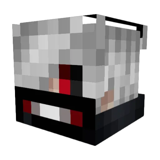 KOKOS12 Minecraft avatar head, 3D render