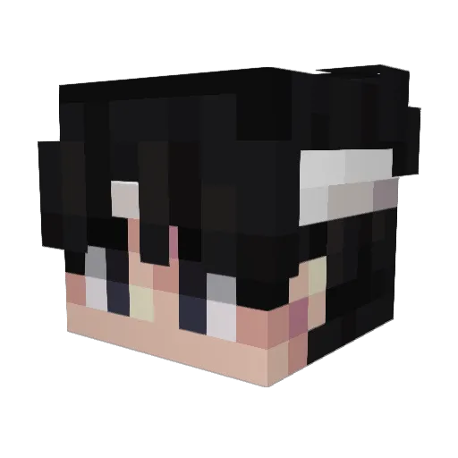 KOKOsanka21 Minecraft avatar head, 3D render