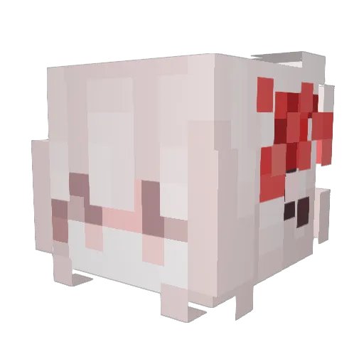 KOLALU543 Minecraft avatar head, 3D render