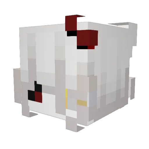 KOLKA666 Minecraft avatar head, 3D render