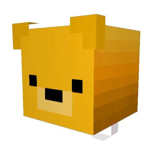 KOM4RR Minecraft avatar head, 3D render