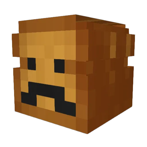 KOMAD_KRUHA Minecraft avatar head, 3D render