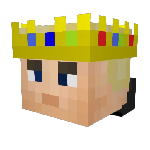 KOMAR0115 Minecraft avatar head, 3D render