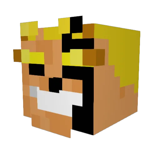 KOMBO_KILLER Minecraft avatar head, 3D render