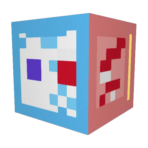 KONEKO_M Minecraft avatar head, 3D render