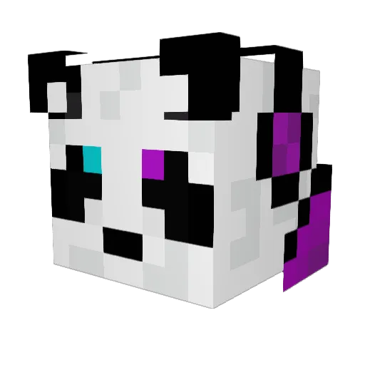 KONOB4R Minecraft avatar head, 3D render