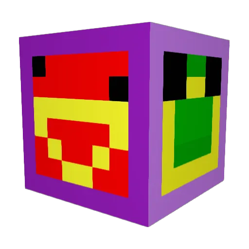 KONY2023 Minecraft avatar head, 3D render