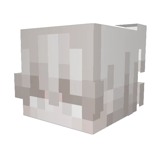 KOO1195 Minecraft avatar head, 3D render