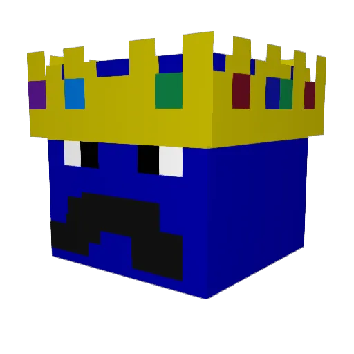 KOOLAID6196 Minecraft avatar head, 3D render