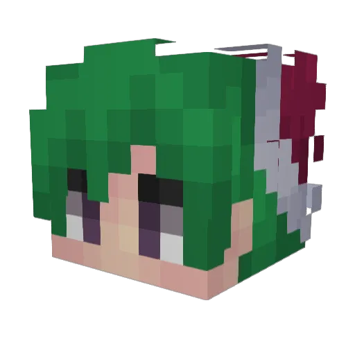 KOO_Ni Minecraft avatar head, 3D render