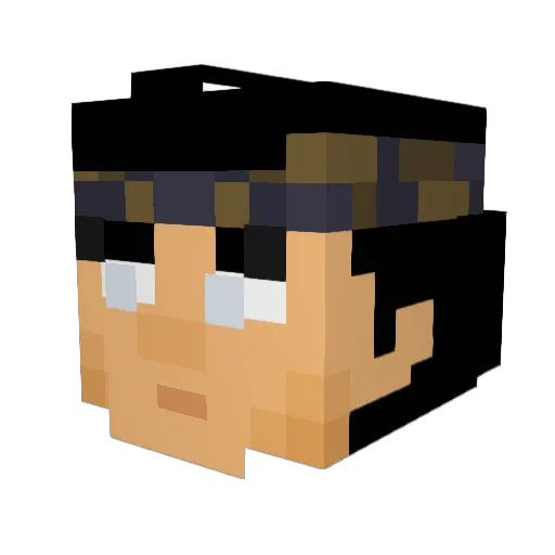 KOPESTETIC Minecraft avatar head, 3D render
