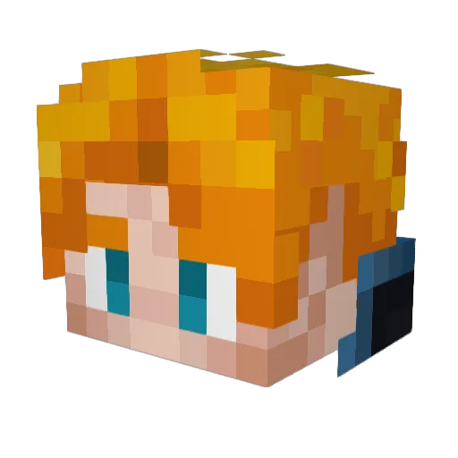 KOPTOSHE4KA_13 Minecraft avatar head, 3D render